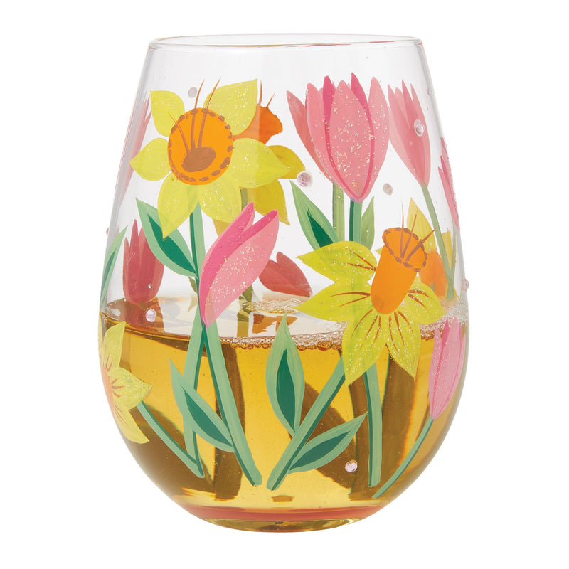Spring Bloom Stemless Wine