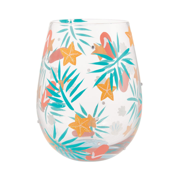 Beachful Bliss Stemless Wine