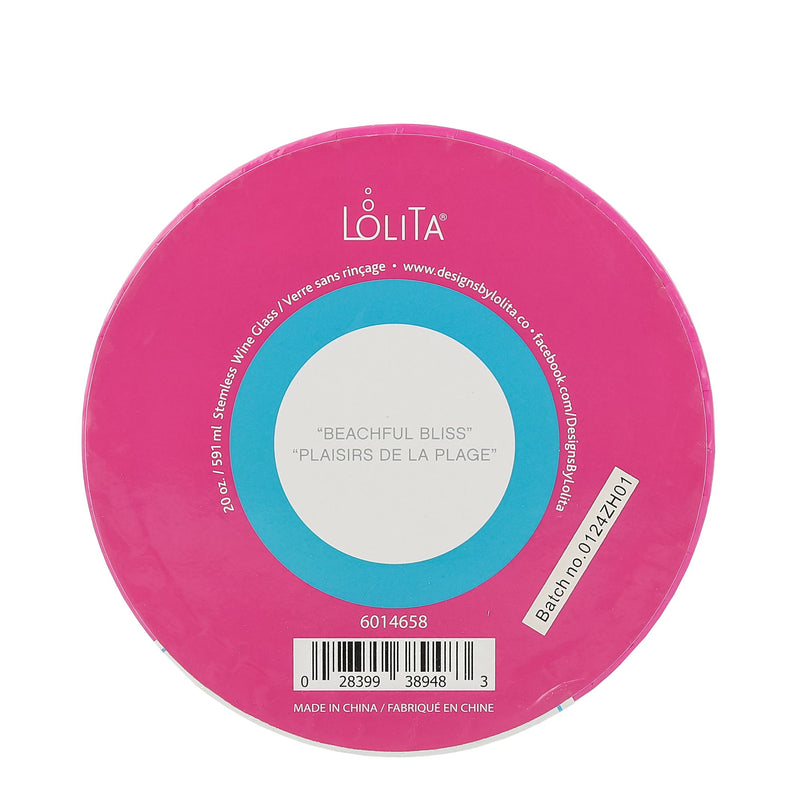 Beachful Bliss Stemless Wine