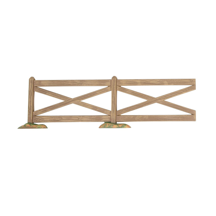 Brown Crossbuck Fence Set