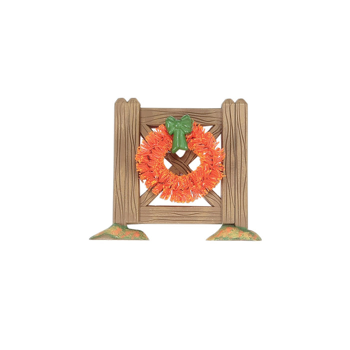Brown Crossbuck Fence Set