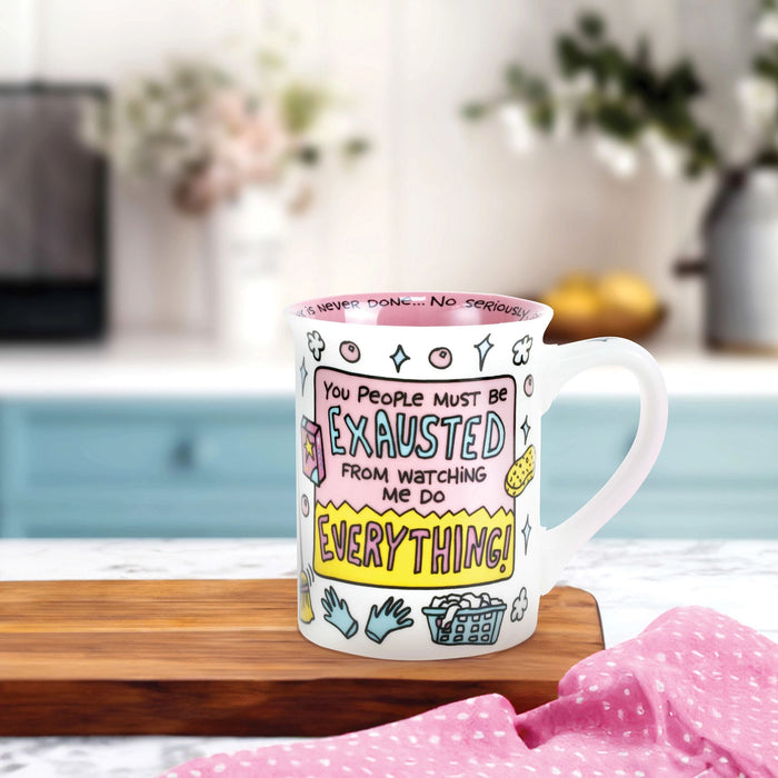 Exhausted Mom Mug