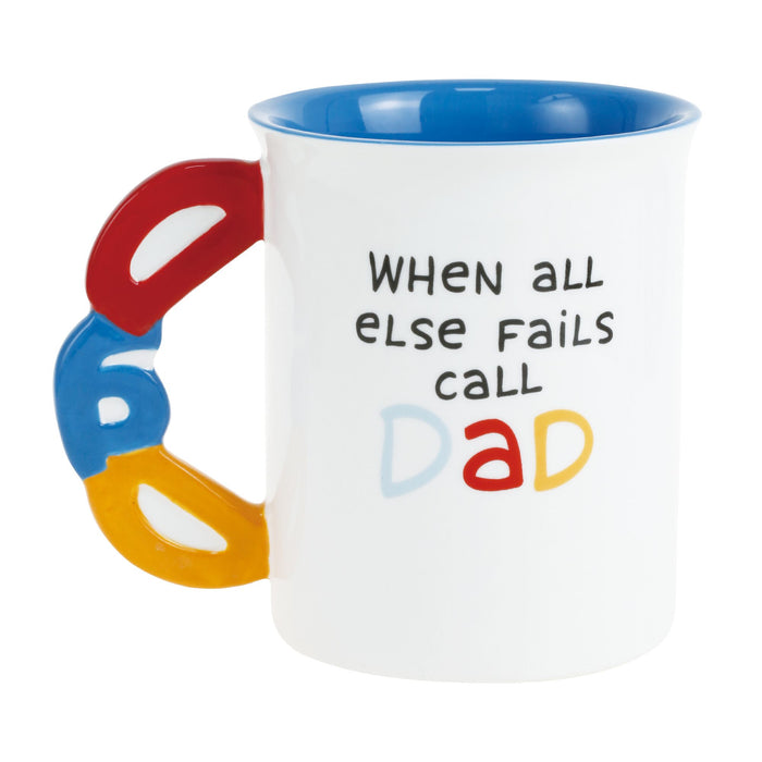 Sculpted Dad Tape Mug