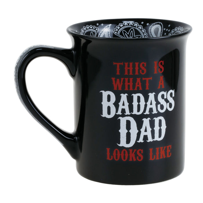 Badass Dad Motorcycle Mug