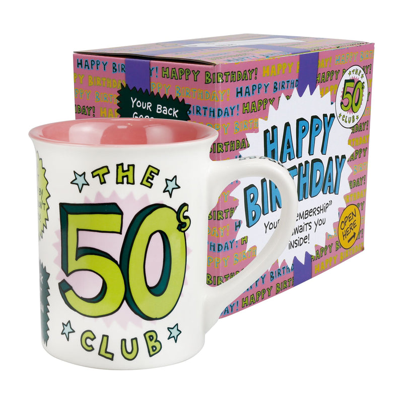 50th Birthday Club Mug Gift