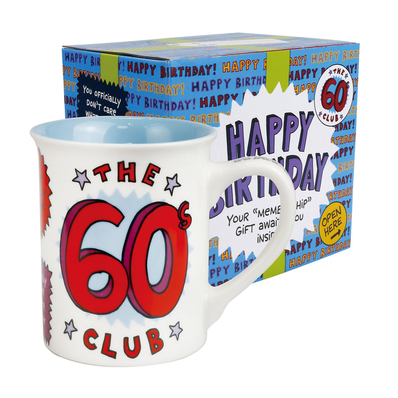 60th Birthday Club Mug Gift