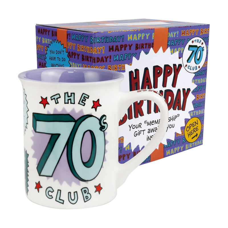 70th Birthday Club Mug Gift