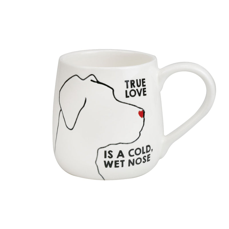 True Love Dog Etched Mug