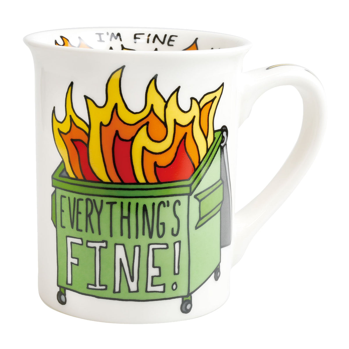 Dumpster Fire Mug — Enesco Gift Shop