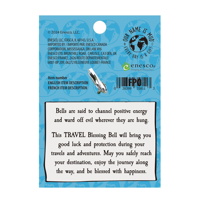 Travel Blessing Bell Charm