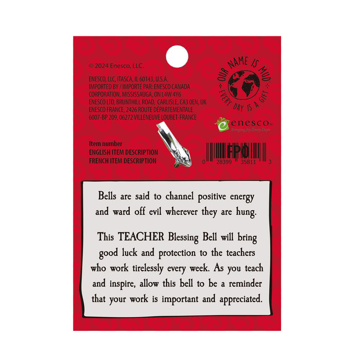 Teacher Blessing Bell Charm