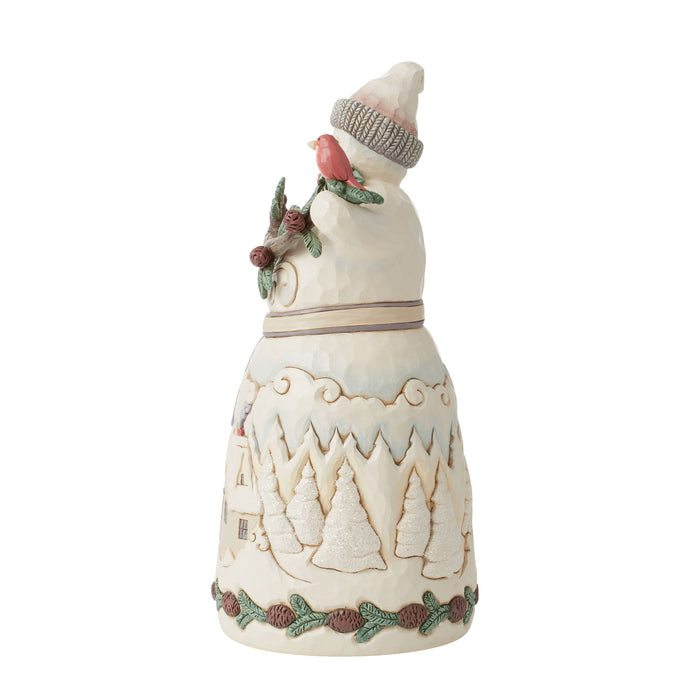 Wdlnd Snowman with Pine Fig