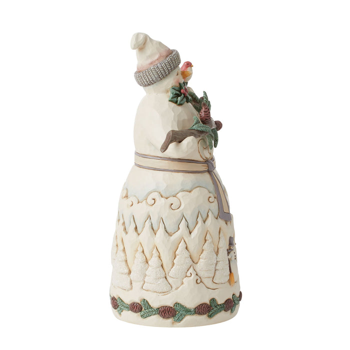 Wdlnd Snowman with Pine Fig