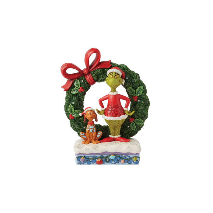 Grinch & Max in Wreath Fig