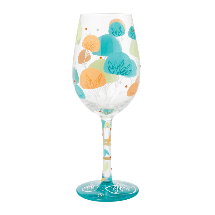 My Mom My Friend Wine Glass