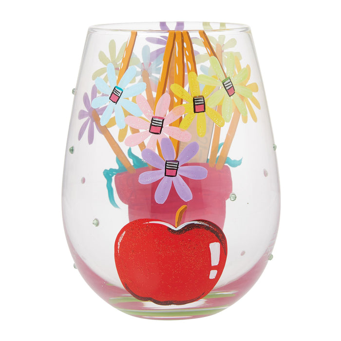 Best Teacher Stemless Wine