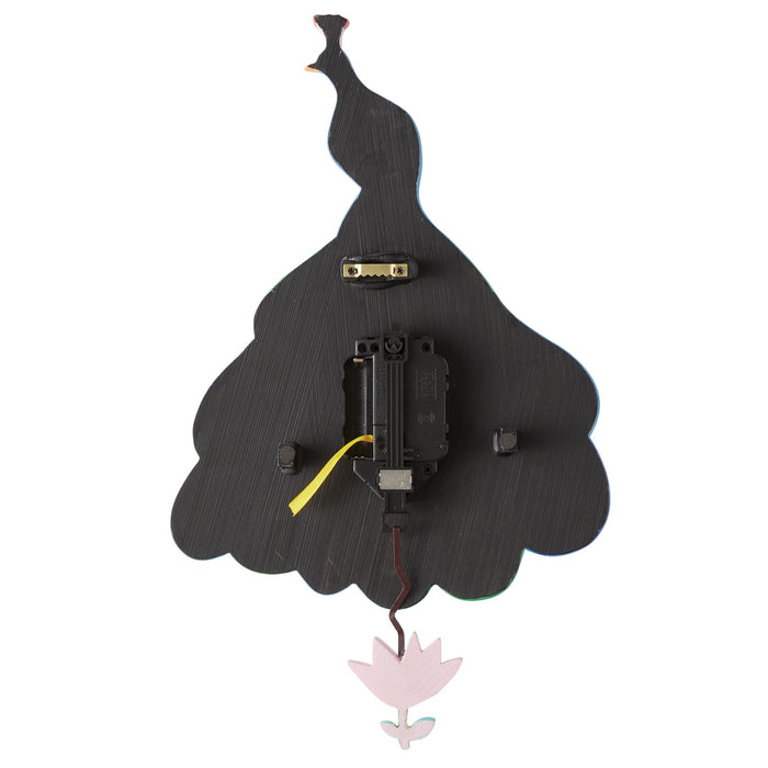 Priscilla Peacock Clock
