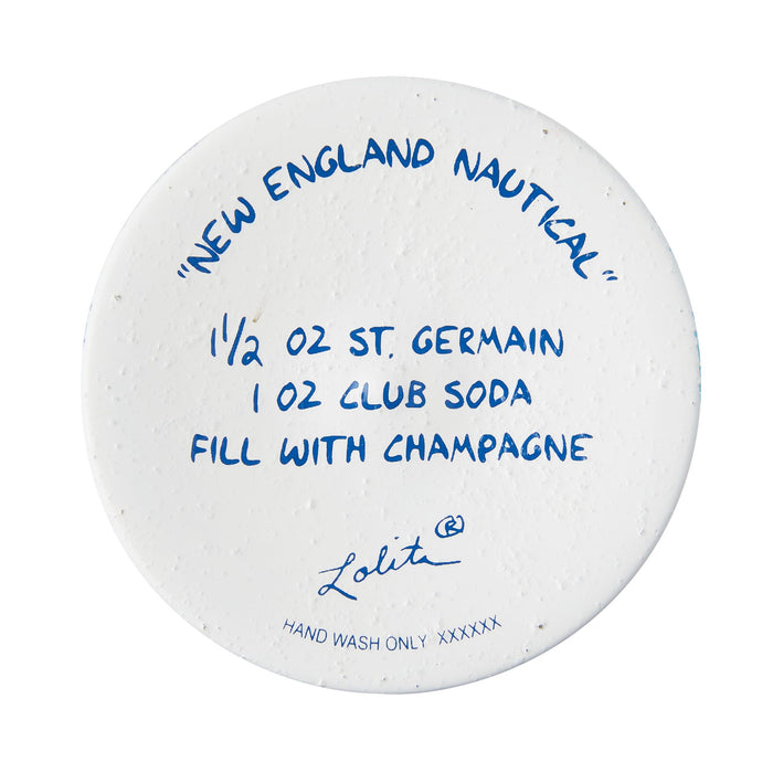 Nautical Wine Glass