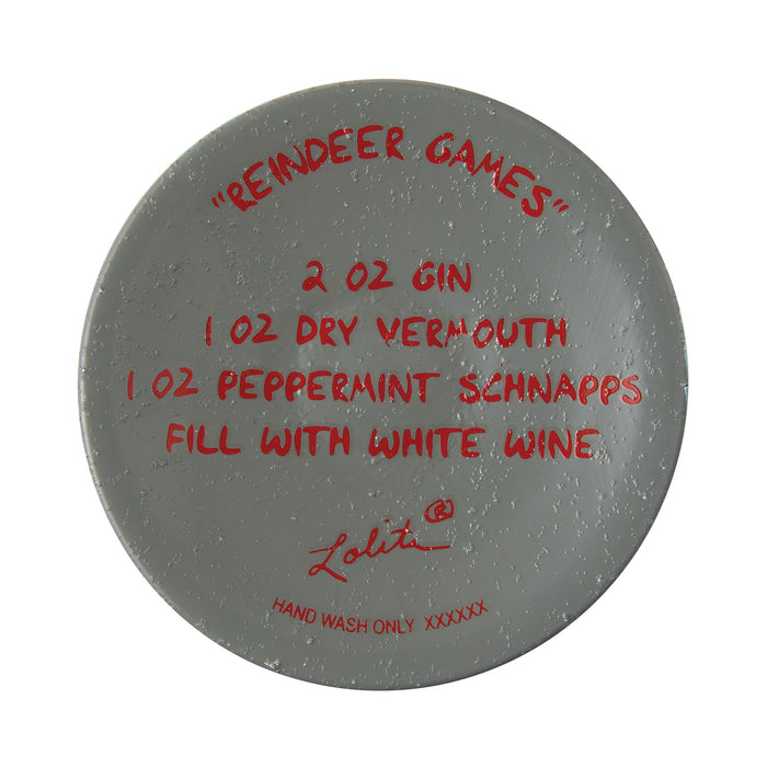 Reindeer Games Wine Glass