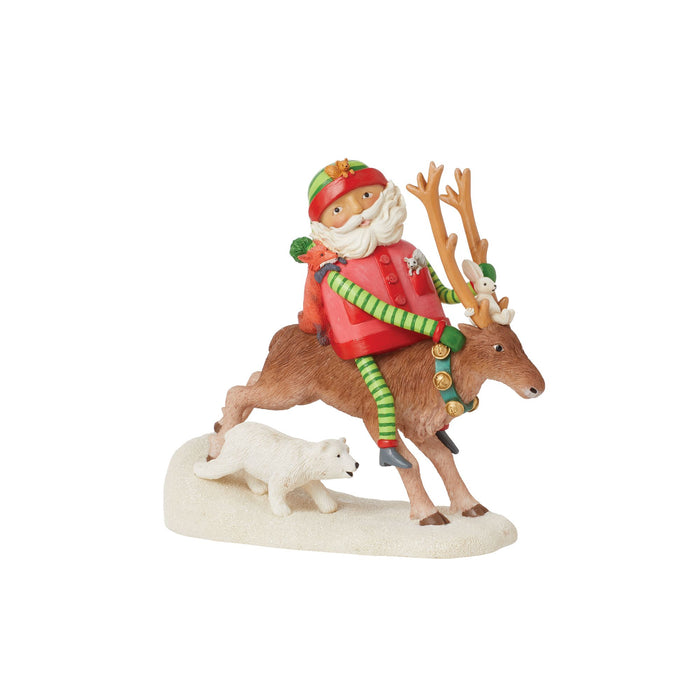Santa's Wild Ride Figurine
