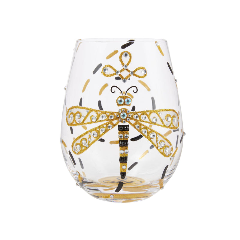Dazzling Dragonfly Stemless