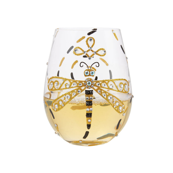 Dazzling Dragonfly Stemless