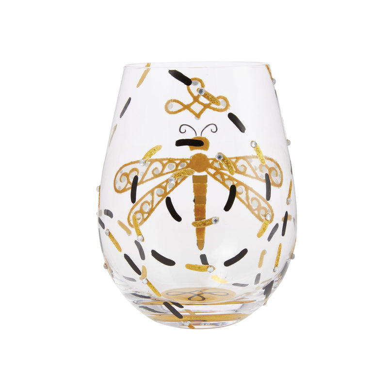 Dazzling Dragonfly Stemless