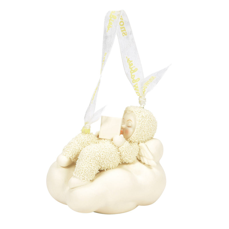 Reading in the Clouds ornament