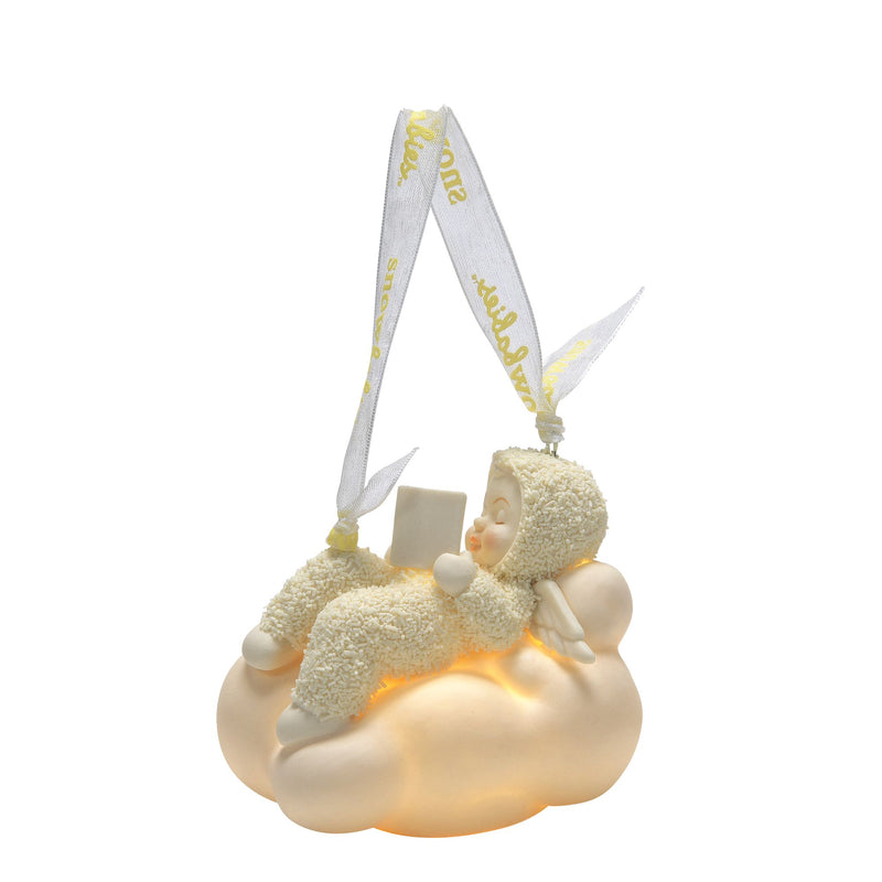 Reading in the Clouds ornament