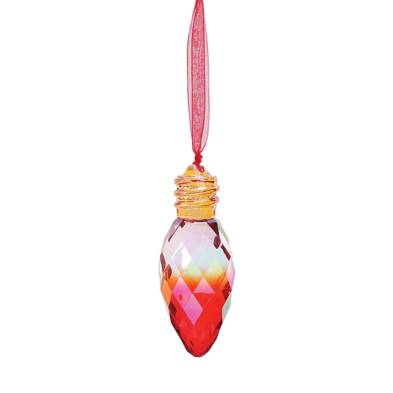 Iridescent Bulb Orns , 3 Asst