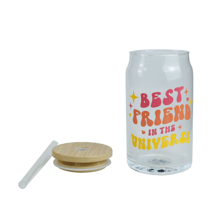 Best Friend Latte Glass
