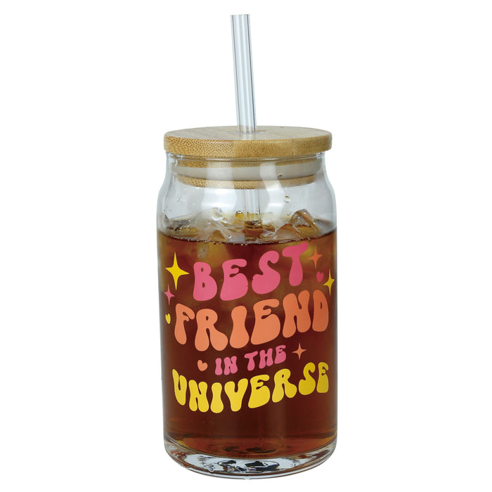 Best Friend Latte Glass