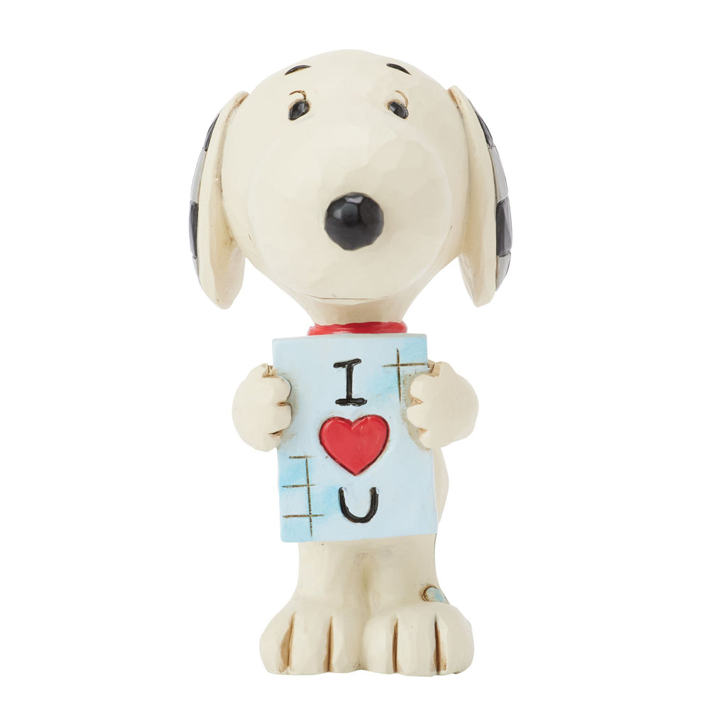 Snoopy with Love Sign Mini — Enesco Gift Shop