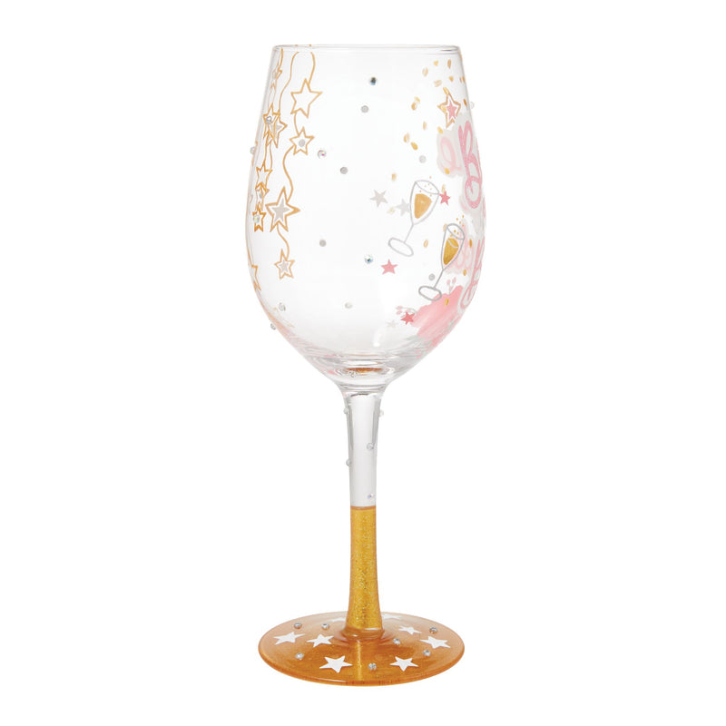 Bestie of the Bride Wine Glass
