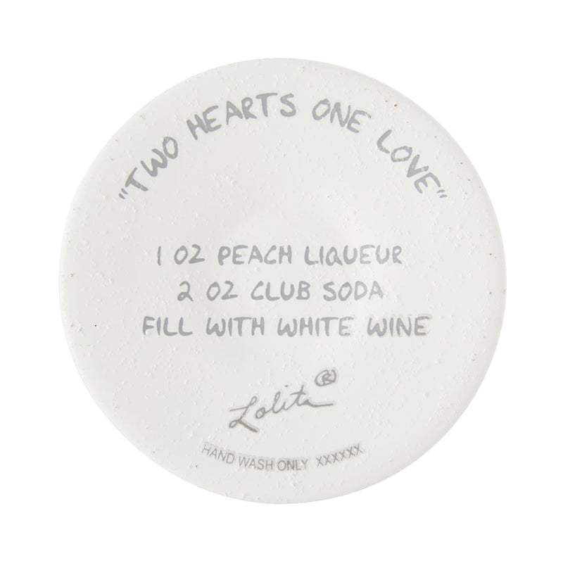 Bride Two Hearts Wine Glass