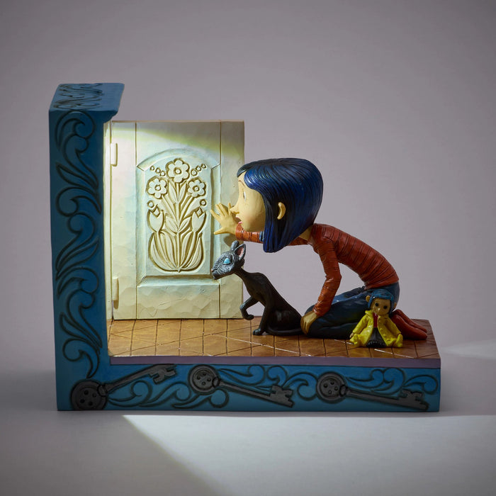 Coraline Kneeling Down Door