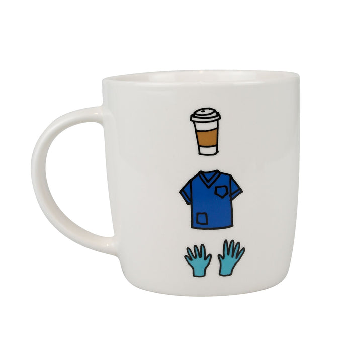 Scrubs Mug Sock Card  Set