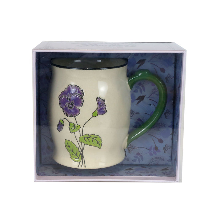 Violet Handpainted Mug