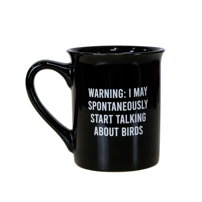 Birdwatcher Warning Mug