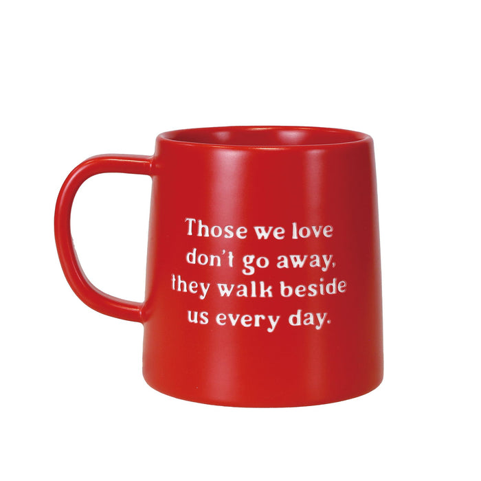 Red Sandblast Cardinal Mug