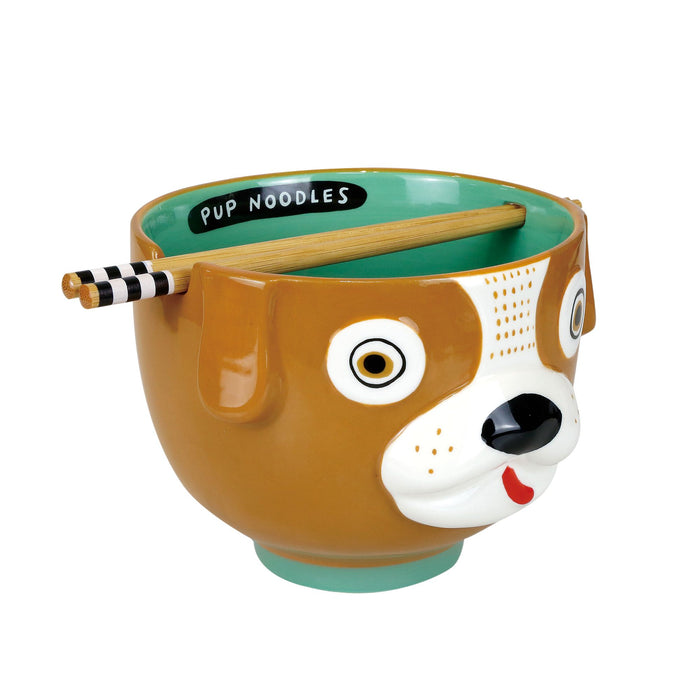 Pup Doodles Bowl Chopsticks