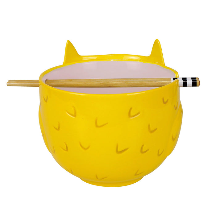Owl Bowl wiith Chopsticks