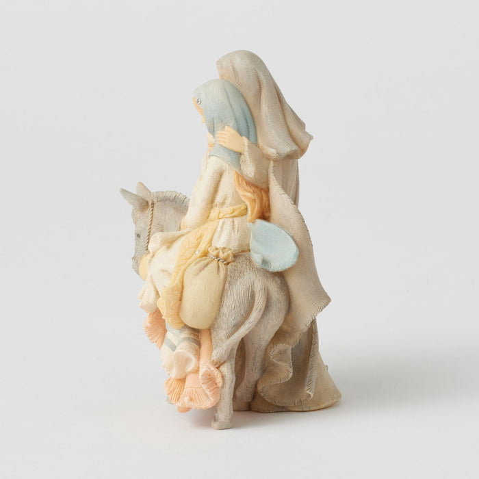 Holy family with donkey figuri