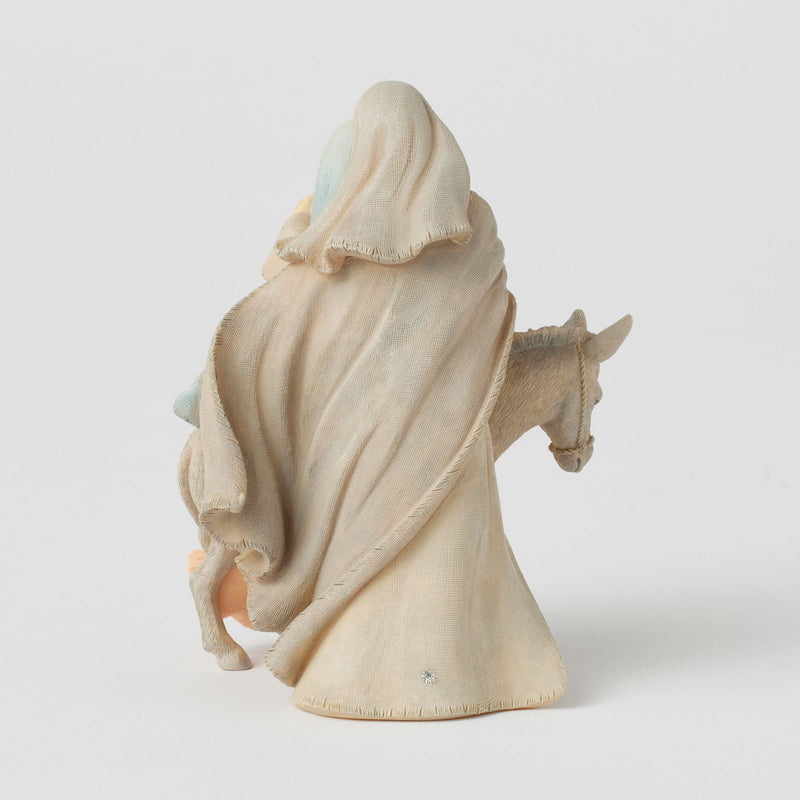 Holy family with donkey figuri