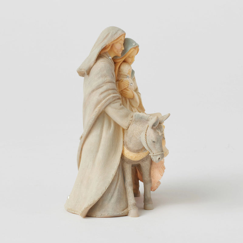Holy family with donkey figuri