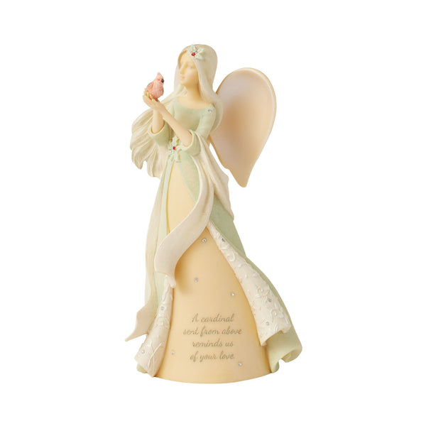 Red cardinal Angel figurine — Enesco Gift Shop