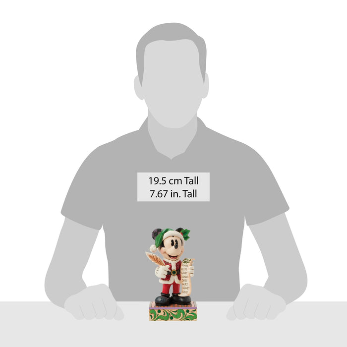 Santa Mickey with List
