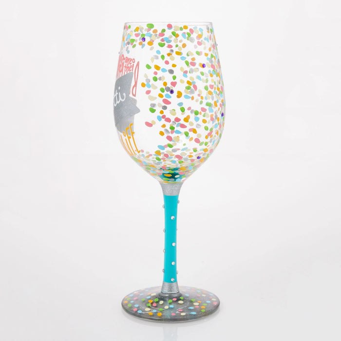 Birthdays are Confetti Glass