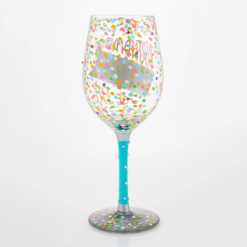 Birthdays are Confetti Glass