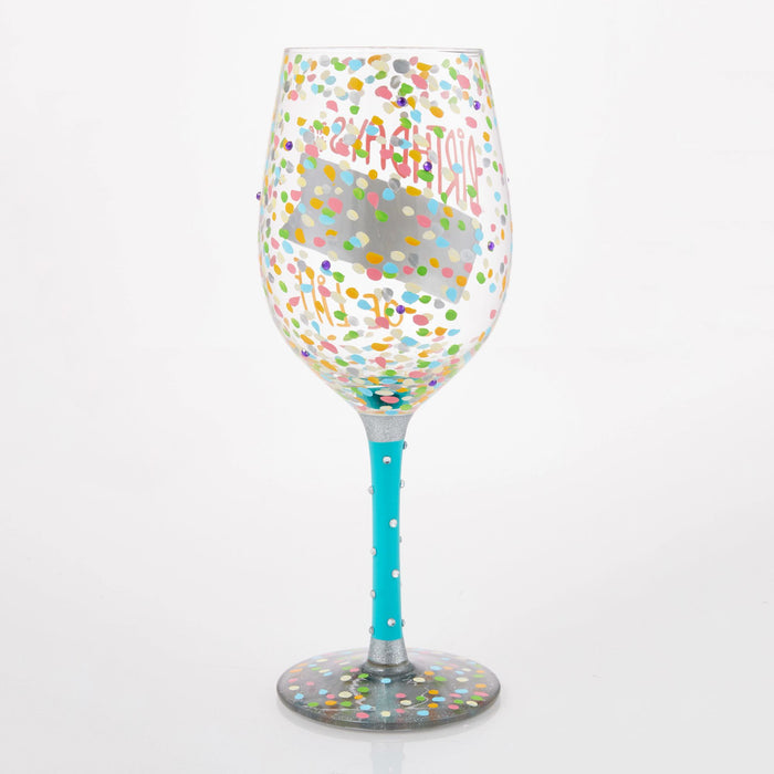 Birthdays are Confetti Glass